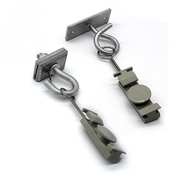 Fiber Optic Accessories Hanging Hardware Cable Fitting For Self-support FTTH cable Outdoor Wire Anchor YH1049