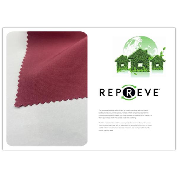 Лайкра полиэстера повторно использовало пластиковую ткань материала Sportswear Dobby ткани бутылки