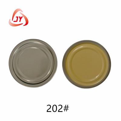 52.3mm Tinplate Can Lids TFS Hard Open Tin Can Ends Customized Coating 202#