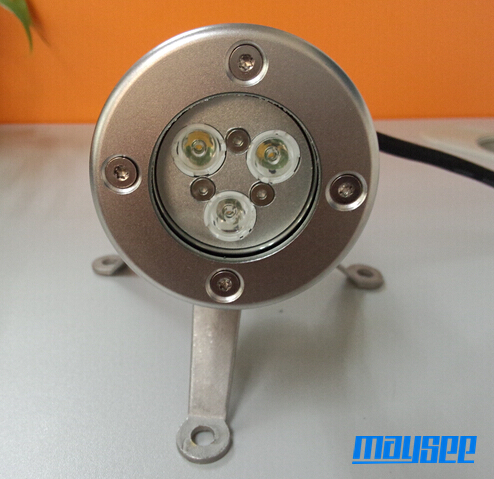 RGB нержавеющей стали 3x3W Подводные светодиодные бассейн свет для бассейна украшения