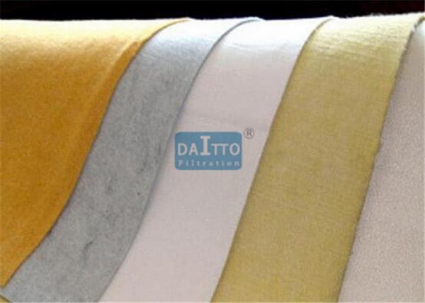 Needle Punched Woven Filter Fabric High Efficiency Dust Cleaning 100% P84