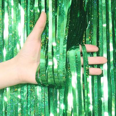 Decoração de parede de cortina de chuva multi-color a laser para festivais de férias