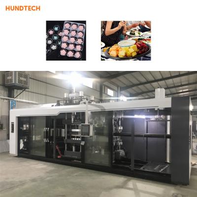 Multi QUADRIS Thermoforming de Tray Forming Machine das estações 120KW