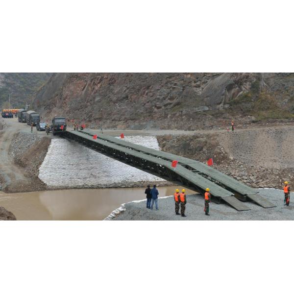 Стальной мост 17-51m временный механизировал многоразовое