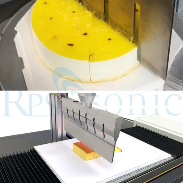 Titanium Blade 20Khz Ultrasonic Food Cutting Machine For Frozen Fish