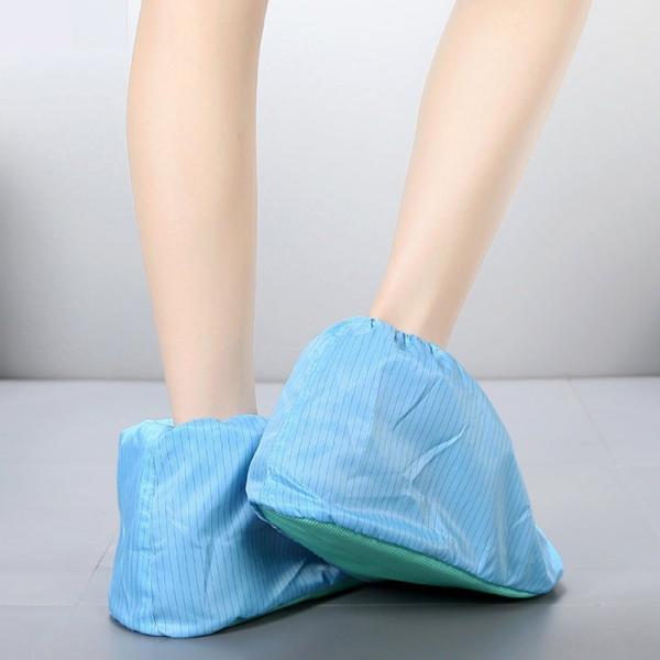 Disposable Shoe Cover Anti-static Non Woven Strip Shoe Cover for Electronic Factory