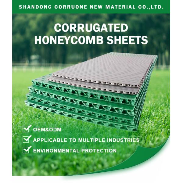 Прессованная белизна Correx доски 1500gsm 10mm Correx рифлить доску