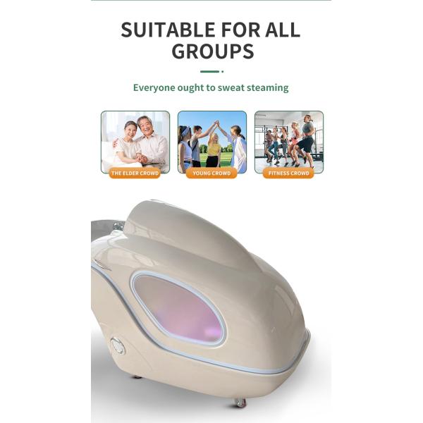 Озоновая сауна для всего тела Гидротерапия Спа Капсула Физическая терапия 200 Вт