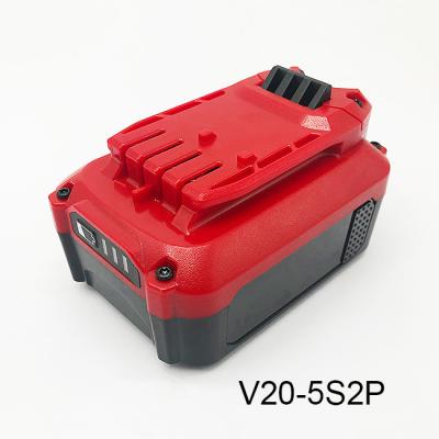 Ferramenta elétrica sem fio 18V bateria de íon de lítio para artesão V20