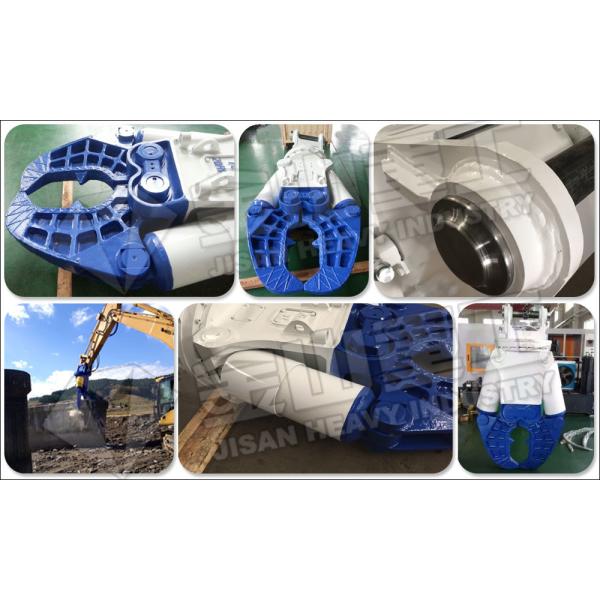 Двойной металл экскаватора цилиндра режет мотор вращения 360 градусов гидравлический