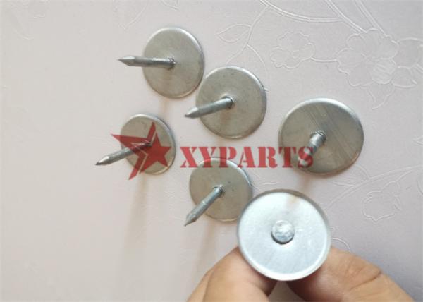 Galvanized Steel 3/4 '' Cup Head Weld Pins For Heat Insulation Rock Wool