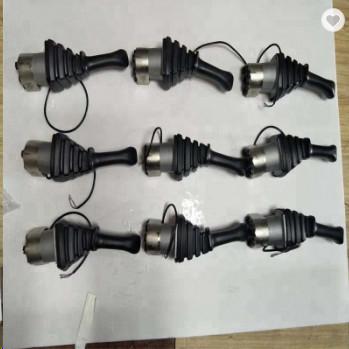 Wholesale excavator hydraulic spare parts Pilot Valve operation handle joystick used for construction machinery