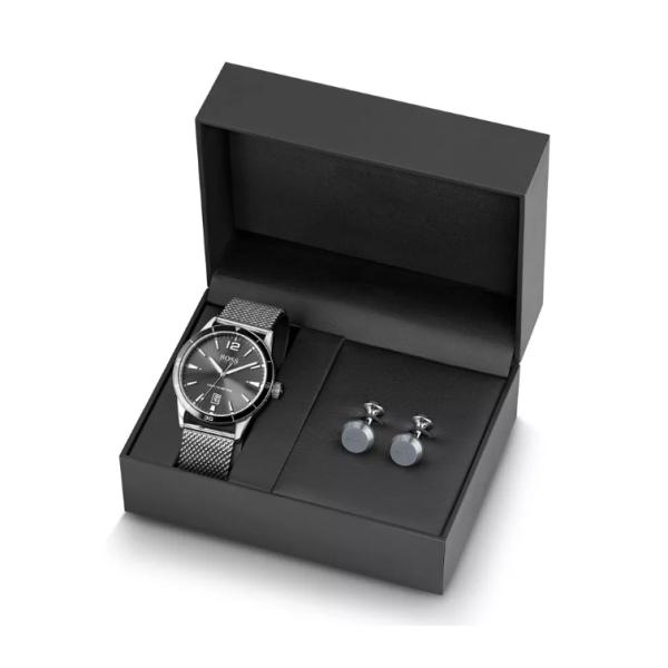 Black Cardboard Watch Box Gift Packaging 2mm Thickness ISO9001:2008