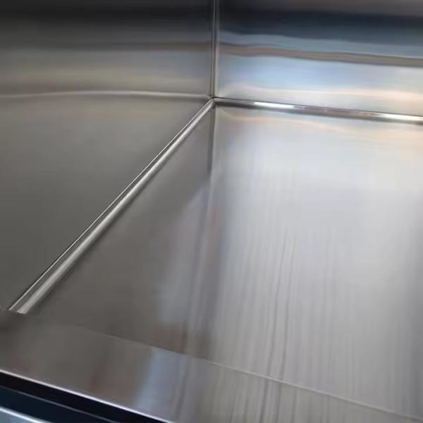 Equipo de refrigerador de cocina de restaurante comercial de acero inoxidable combinado con pantalla vertical refrigerador congelador