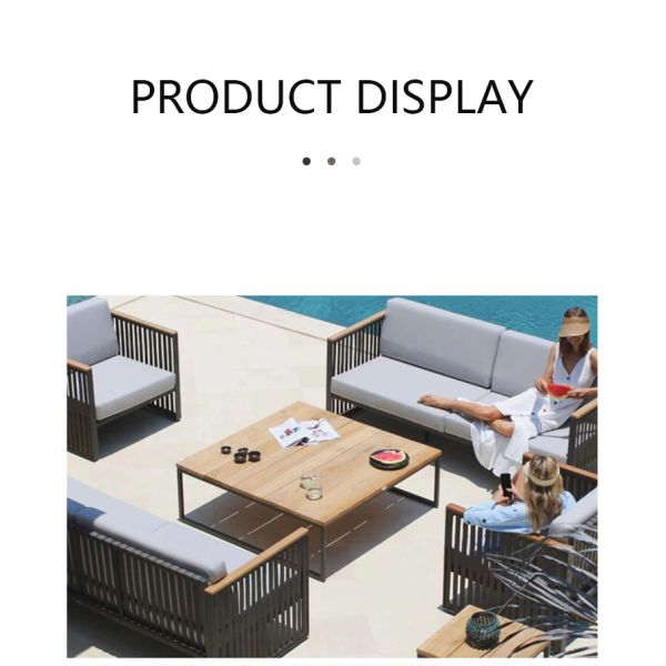 Patio Sofa Chair Sale Aluminum Alloy High Quality Modern Rattan Garden Furniture Set