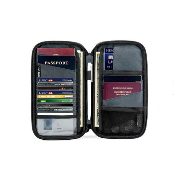 Passport holder ticket large capacity card collection protective cover wallet anti-theft brush identification bags