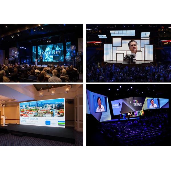 Hire Indoor LED Display Panel Flat / Curve Video Wall For Commercial Activity