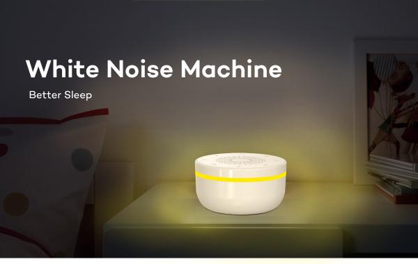 Portable White Noise Sound Machine Type-C Interface 150mA Working Current Perfect for Soothing Baby Crying on the Move
