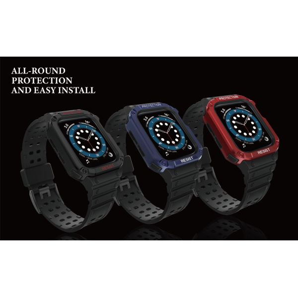 Iron-Grid Series: High-Performance FKM Fluorine Rubber Strap