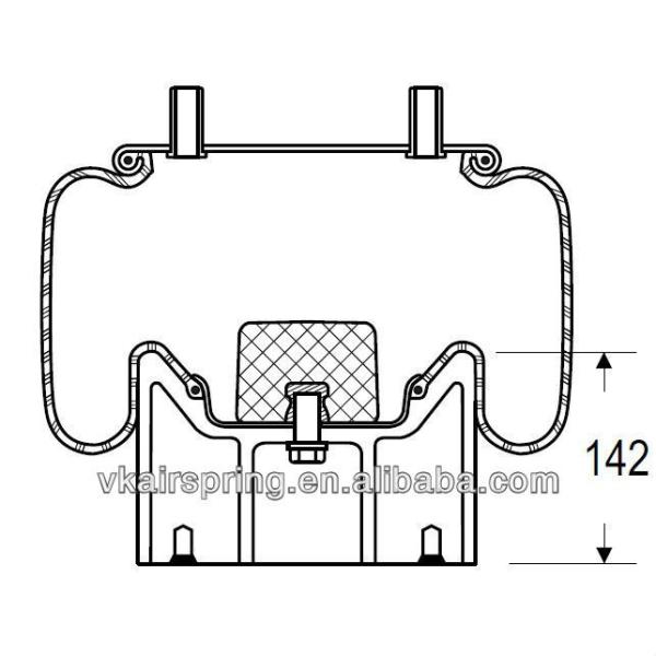 S22046 Natural Rubber Semi Trailer Air Bags W01-358-875 Prototype 10 10-15 S 711