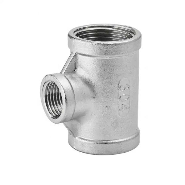 Stainless Steel Fittings Connector Joint NPT BSPT Reducer Tee Cross Conical Union M/F