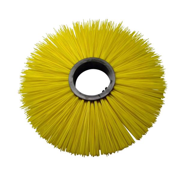 Street Wafer Sweeper Broom Brushes Round Disk Sweeper For Snow Cleaning