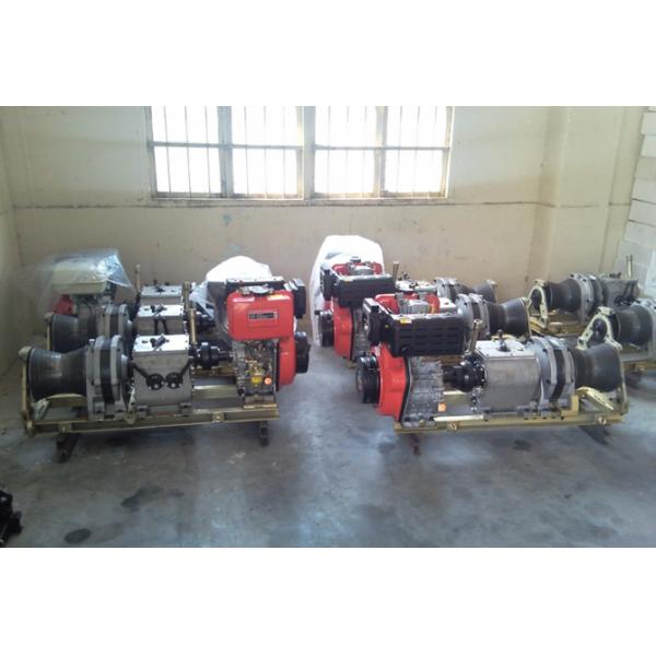 5 Ton Capacity Diesel Engine Powered High-Speed Wire Rope Winch for Heavy-Duty Pulling