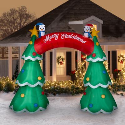 耐久性 充電式 クリスマスアーチ サンタクロースアーチウェイ スノーマンアーチ 装飾用