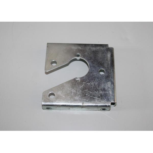 Custom Steel Metal Sheet Parts , Silver Metal Stamping Products 100mm Size