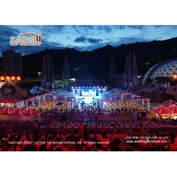 15x 15 Meter Transparent Marquee Tent With Glass Walls And Roof For 200 People Celebration