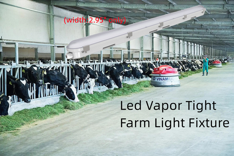 4FT Tri Proof LED Light Fixture 42W Linear Vapor Tight Light For Food Storage Durable