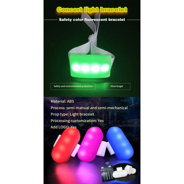 Настройка Dmx управляемый светодиодный флеш браслет для вечеринки