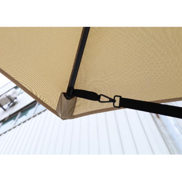Patio Double Sided 4.5x2.65m Outdoor Sun Parasol With Steel Pole