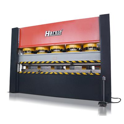 Hydraulic type low maintance, easy operation fast working speed steel door frame embossing machine