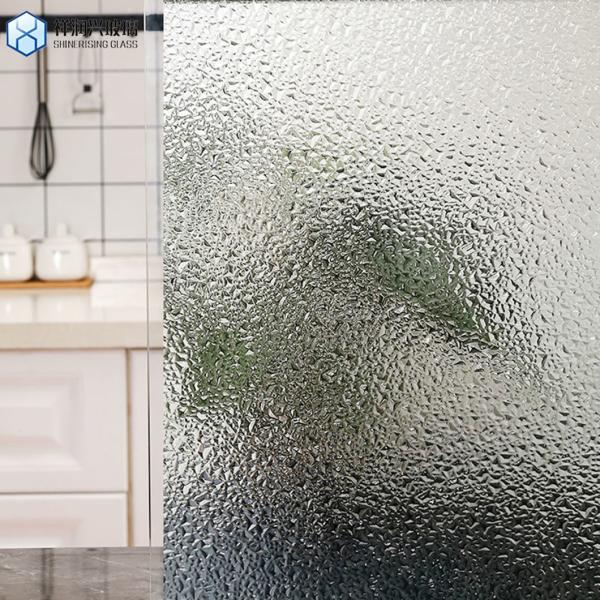 Shinerising 5mm 8mm 2100mmx2400mm Ultra Clear Moru Figured Glass for Chinese Furniture