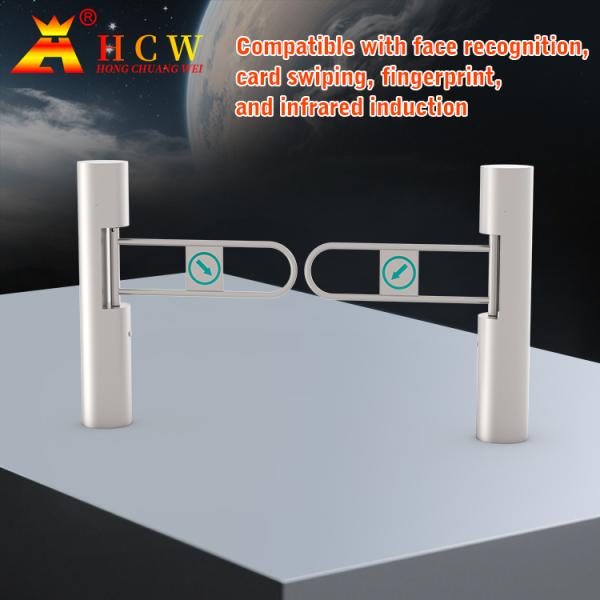 HCW AC220V Ponte de barreira de balanço Ponte de balanço de pedestres de via única / de duas vias Porta giratória de balanço