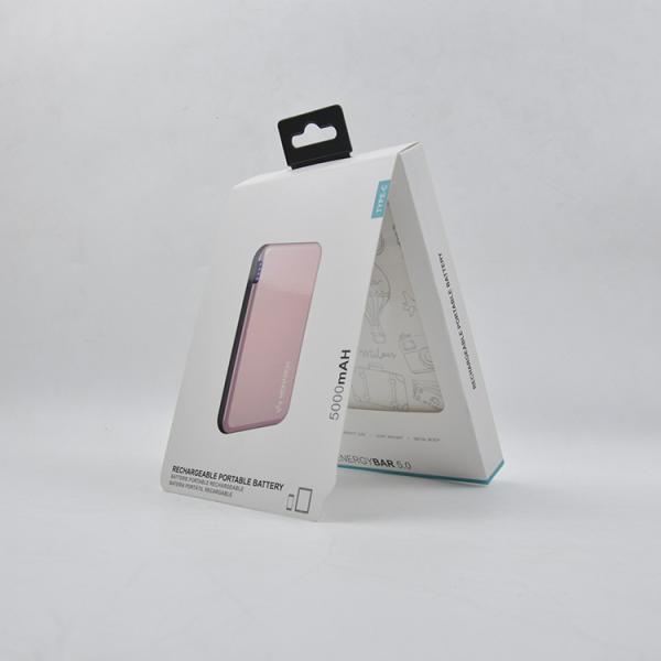 Wholesale cheap matte film mobile phone accessories packaging Paper box with hanging