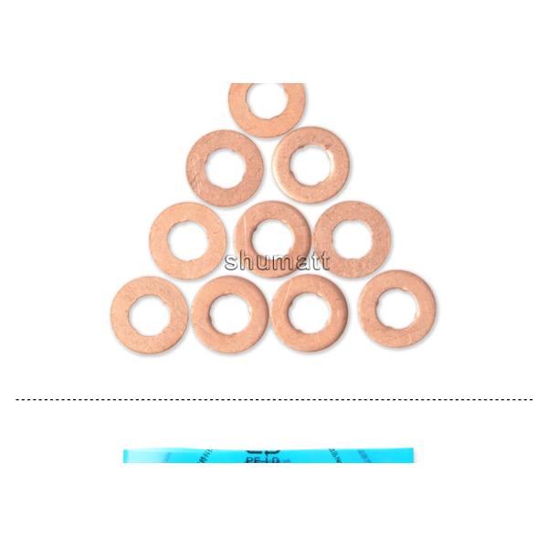OEM new Injector Heat Schield Gasket Copper Washer Shim F00VC17503 for 0445110020/028/029 injector