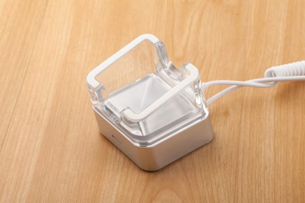 COMER New acrylic display alarm stands for tablet android mobile iphone with charging cord