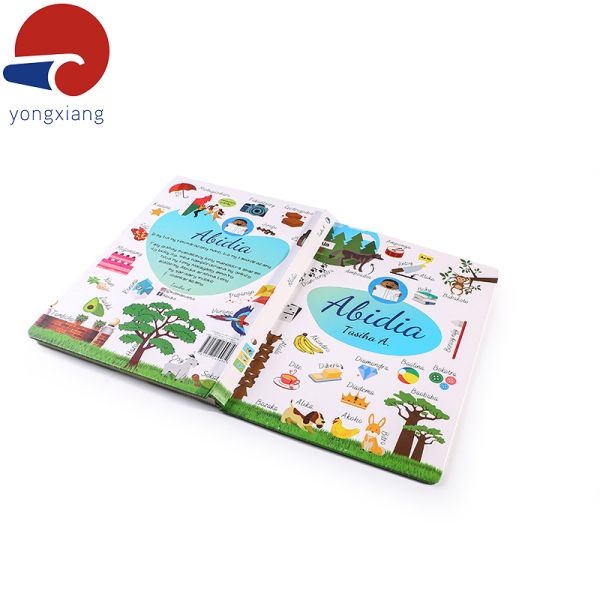 3D Children's Board Books English Childrens Story Book Custom Printing