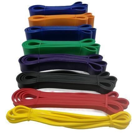 L208CM Super Heavy Resistance Bands , T4.5mm Body Sport Super Loop Band