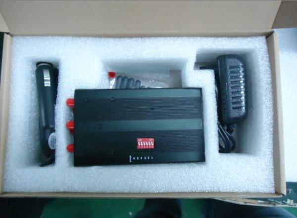 Jammer portátil ET-808HI para o costume, 1500 do sinal de GPS de 6 antenas - 1600MHz