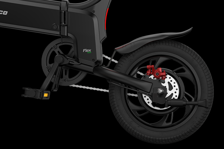 C12 12''*2.125 450W Foldable Electric Bike with Rear Hub Motor 36v Foldable Bike Power Supply Lithium Battery