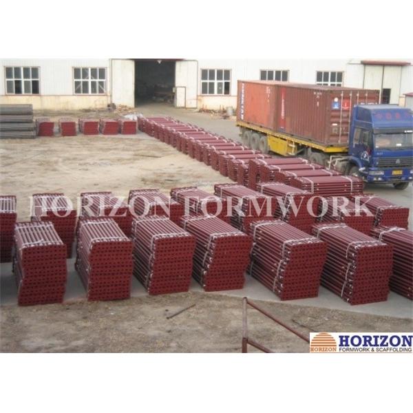 Painted Scaffolding Steel Prop , Q235 Light Duty Props With Handle Nut