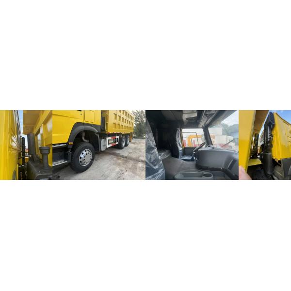 Used dump truck Howo 375hp 6x4wheel dump truck