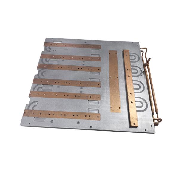 A placa fria do equipamento de cobre do laser do tubo da água, CNC fez à máquina a placa fria