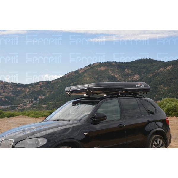 Canvas Fabric Single Layer Mechanically Operated Hard Shell Roof Tent