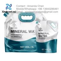 Bolsa de líquido plegable para contenedores ecológicos, bolsa de agua plegable para beber al por mayor para acampar al aire libre
