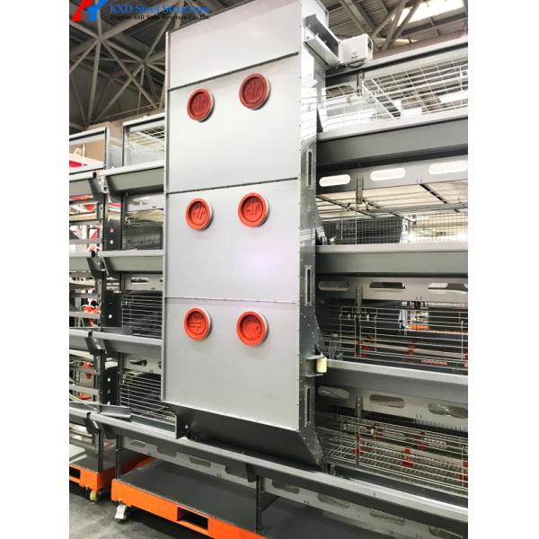 3 niveaux - 10 niveaux Cage d'élevage de volailles Cage de poulailler à alimentation automatique