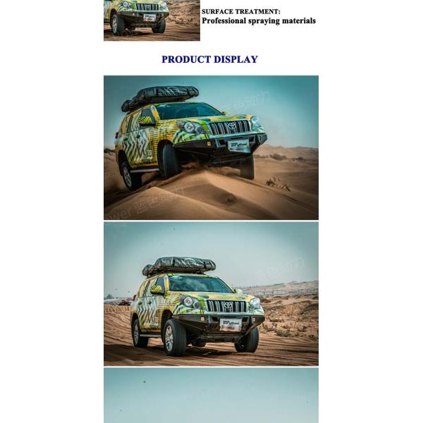 LC150-A10L-H110 Black Off Road Bumpers , Front Bar Bumper For TOYOTA SUV